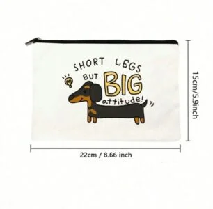 Dachshund make-up/ stationery / accessory size