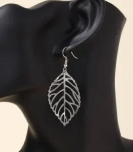Leaf me alone earrings show