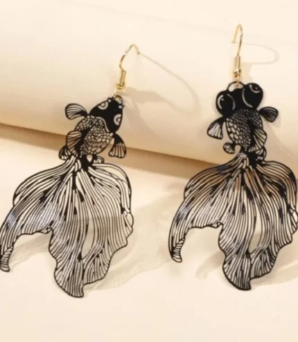 Not so gold-fish earrings