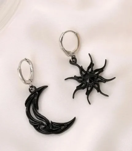Sun and Moon earrings