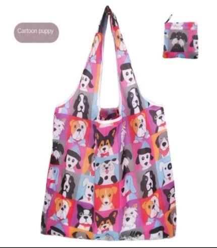 Cartoon Dogs shopping / beach / storage bag