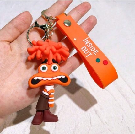 Emotion Character keyring and tag: Anxiety