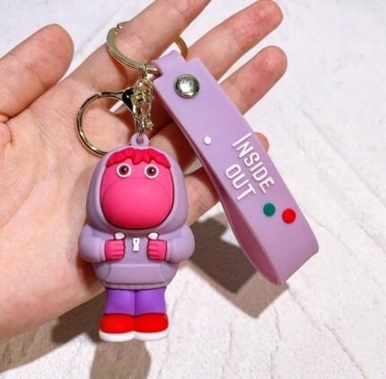 Emotion Character keyring and tag: Embarrassment